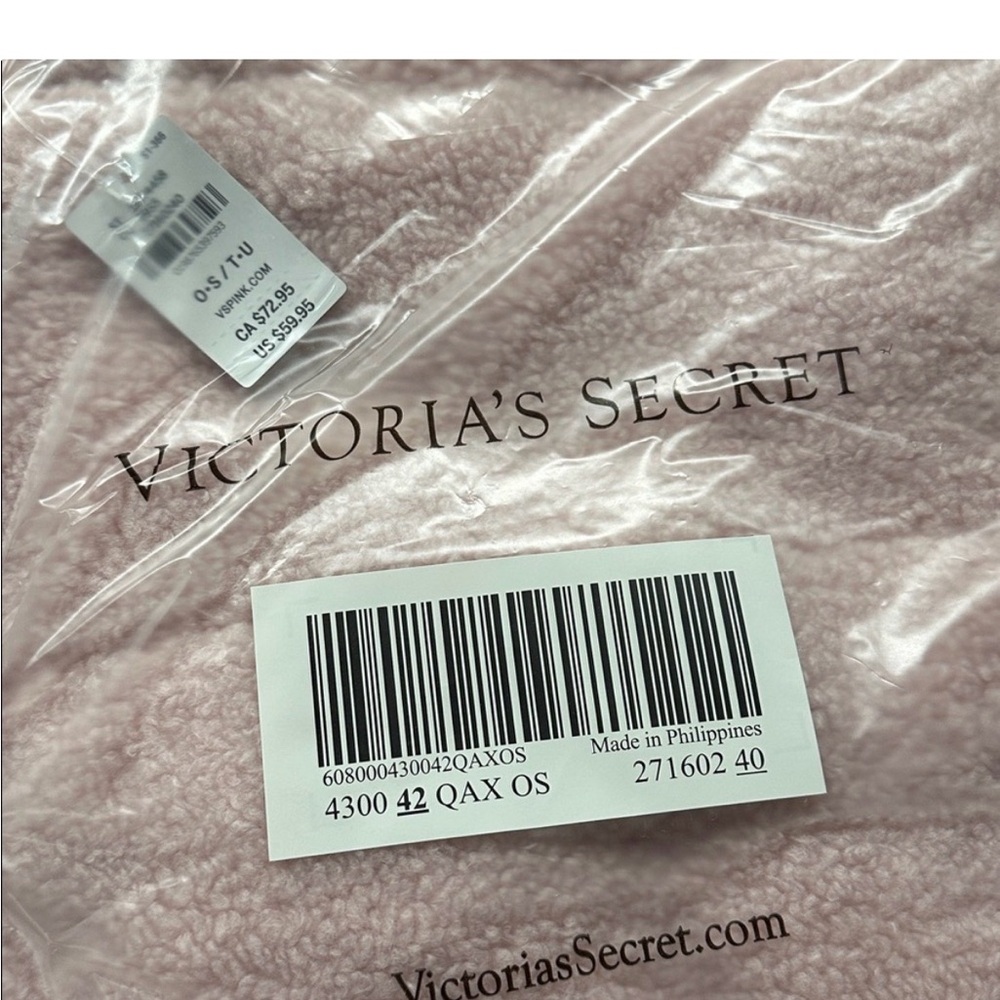 Victoria's Secret Pink Plush Tote Bag - Picture 5 of 5